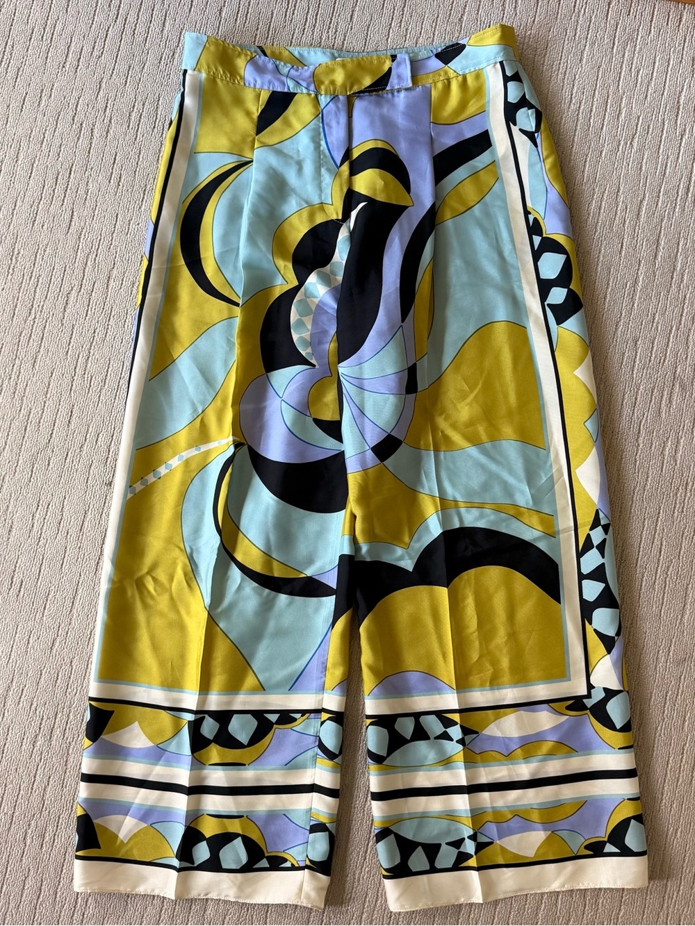 Zara Pucci-vibes Wide Leg Palazzo Pants